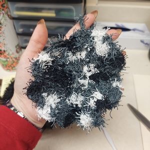 Crochet dish scrubby